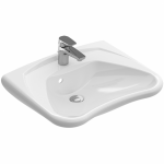 Keraminis praustuvas Villeroy & Boch VICARE su anga mai&scaron;ytuvui ir perlaja 600x490 mm, baltas 71196301