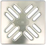 Grotelės AISI316 trapams 115x115 mm, ner. pl. HL037N.1E