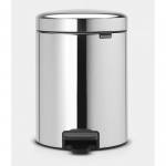 &Scaron;iuk&scaron;lių dėžė Brabantia NEWICON 5L, brilliant steel, 112621