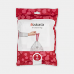 &Scaron;iuk&scaron;lių mai&scaron;ai Brabantia Y 20l, (dal. 40 vnt.), balti, 138263