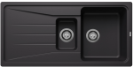 Silgranitinė plautuvė BLANCO SONA 6 S SILG PDUR Juoda O.ZUB O.AF