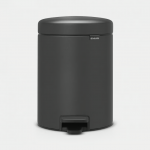 &Scaron;iuk&scaron;lių dėžė Brabantia NewIcon 5L, Mineral Infinite Grey, 200489