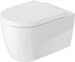 Pakabinamas unitazas Duravit ME by Starck Rimless su Soft Close dangčiu, balta, 45290900A1