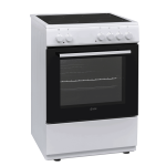 Stiklokeramikos 60 cm viryklė VOX CHT6000WBF, balta