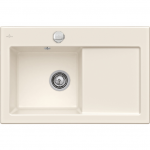 Keramikinė plautuvė Villeroy & Boch Subway 45 Flat Kreminė blizgi