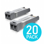 UBIQUITI Multi-mode, duplex, fiber transceiver module, 20-pack (UACC-OM-MM-10G-D-20)