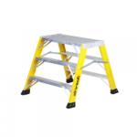 Dielektrinės dvipusės kopėčios SVELT, 3 pakopų