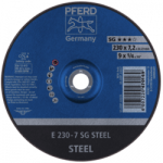 Plieno &scaron;lifavimo diskas PFERD E230-7 SG STEEL