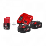 Akumuliatorių rinkinys MILWAUKEE M18 NRG-502 su priedu