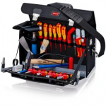 23 dalių elektriko įrankių rinkinys krep&scaron;yje KNIPEX 002102EL