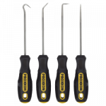 4 dalių Micro kablių rinkinys su atsuktuvo rankenomis PROXXON