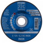 &Scaron;lifavimo diskas PFERD E125-5,2 SG-INOX