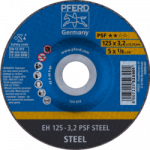 Metalo pjovimo diskas PFERD EH125-3,2mm PSF Steel