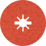 &Scaron;lifavimo diskas BOSCH Expert R782 Prisma Ceramic X-LOCK Fibre Disc, 115mm, 22,23mm, G36.