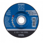 Metalo &scaron;lifavimo diskas &Oslash;125x7x22mm E125-7A24R SG PFERD