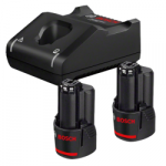 Akumuliatorių ir įkroviklio komplektas BOSCH GBA 12V 3,0Ah