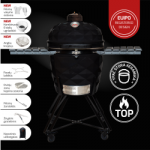 Kepsninė KamadoClub PRO II Premium New, juoda