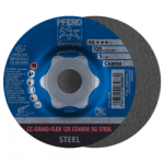 &Scaron;lifavimo diskas PFERD CC-GRIND-FLEX 125 SG-Steel Coarse