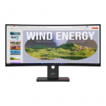 Lenovo | ThinkVision | T34WD-40 | 34 " | VA | 21:9 | 120 Hz | 4 ms | 3440 x 1440 pixels | 300 cd/m&sup2; | HDMI ports quantity 1 | Eclipse black | Warranty 36 month(s)