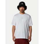 The North Face Mar&scaron;kinėliai Unisex SS Never Stop NF0A8C3A Balta Relaxed Fit