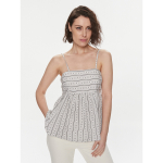 TWINSET Mar&scaron;kinėliai 241TF2023 Balta Regular Fit