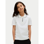 Calvin Klein Jeans Polo mar&scaron;kinėliai Embro Logo IB0IB02542 D Balta Regular Fit