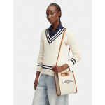 Rankinė Lacoste Small Heritage Canvas Tote NF5232TD &Scaron;viesiai smėlinė