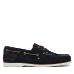Pusbačiai Tommy Hilfiger Th Boat Shoe Core Suede FM0FM05387 Tamsiai mėlyna