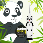 Brush Baby Vaiki&scaron;kas elektrinis dantų &scaron;epetėlis WildOnes Panda 0-10 metų