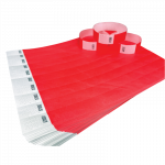 Kontrolinės renginių juostelės - Tyvek apyrankės : Kiekis - 100, Spalva - Koralinė