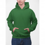 Unisex džemperis su gobtuvu : Dydis - XL, Lytis - Unisex, Spalva - Žalia