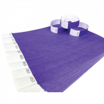 Kontrolinės renginių juostelės - Tyvek apyrankės : Kiekis - 900, Spalva - Violetinė