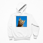 Unisex džemperis su Jūsų norima spauda : Dydis - S, Lytis - Unisex, Spalva - Balta, Spaudos dydis - iki 25x25cm dydžio