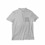 Moteri&scaron;ki Polo mar&scaron;kinėliai su logo spauda : Dydis - 2XL, Lytis - Moteri&scaron;ki, Spalva - Sidabrinė