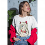 Anime mar&scaron;kinėliai pagal užsakymą : Dydis - XL, Lytis - Moteri&scaron;ki, Spalva - Balta