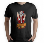 Kalėdiniai mar&scaron;kinėliai Santa Xmas Party : Dydis - L, Lytis - Vyri&scaron;ki, Spalva - Juoda