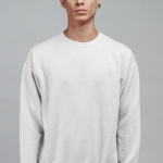 Klasikinis unisex laisvalaikio džemperis : Dydis - 2XL, Lytis - Unisex, Spalva - Balta