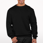 Klasikinis unisex laisvalaikio džemperis : Dydis - 2XL, Lytis - Unisex, Spalva - Juoda