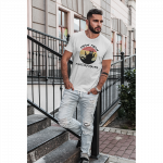 Mar&scaron;kinėliai PEW PEW MADAFAKAS : Dydis - 2XL, Lytis - Vyri&scaron;ki, Spalva - Balta