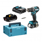 Akumuliatorinis suktuvas-gręžtuvas Makita DDF487RAJ, 18 V, 2x2,0 Ah