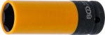 Galvutė smūginė ilga plonasienė | su plastikine apsauga | 12,5 mm (1/2") | 19.5 mm (74559)