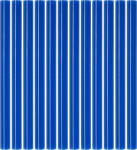 Kar&scaron;tų klijų lazdelės | mėlynos | 7,2X100 mm | 12 vnt. (YT-82443)