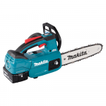 Akumuliatorinis grandininis pjūklas Makita DUC254RTE, 18 V, 2x5,0 Ah, 25 cm