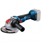 Akumuliatorinis kampinis &scaron;lifuoklis Bosch GWX 18V-10, 18 V, X-LOCK, (be akum. ir krov.), professional