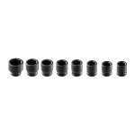 Smūginių galvučių 3/4" rinkinys Neo 12-115, 8 vnt, 26-38mm