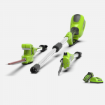 Greenworks Gyvatvorių žirklės / auk&scaron;tapjovė G40PSHK2 su 2Ah akumuliatoriumi ir krovikliu
