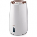 Philips HU3916/10 Humidifier 25 W Water tank capacity 3 L Suitable for rooms up to 45 m&sup2; NanoCloud technology Humidification capacity 300 ml/hr  White/Rose gold