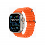 Apple Watch Ultra 2 GPS + Cellular, 49mm Titanium Case with Orange Ocean Band Apple
