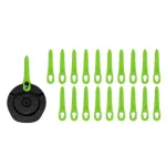 Žoliapjovės galvutės dangtelis su viengubais peiliukais (kompl.) AFB20PK1C00, GREENWORKS
