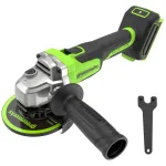 Kampinis &scaron;lifuoklis 700W 3S BL 24V AG370 125mm (tik įrankis), GREENWORKS